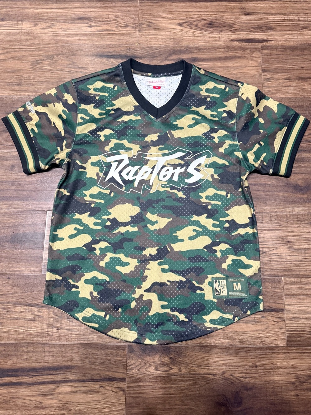 Mitchell and ness RAPTORS Camo V-Neck Jersey